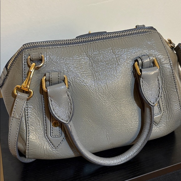 Burberry Gray Crossbody Bag and hand bag with lock and key. - Picture 5 of 16